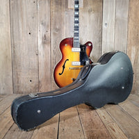 Guild Duane Eddy DE - 500 Deluxe 1962 – Sunburst, DeArmond Dynasonic Pickups, Vintage Hollowbody - Mahar's Vintage Guitars