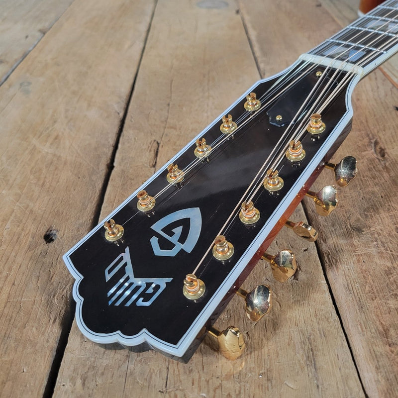 Guild F - 412 Jumbo 12 - String Acoustic Guitar Sunburst 2009 with Original Case - Mahar's Vintage Guitars
