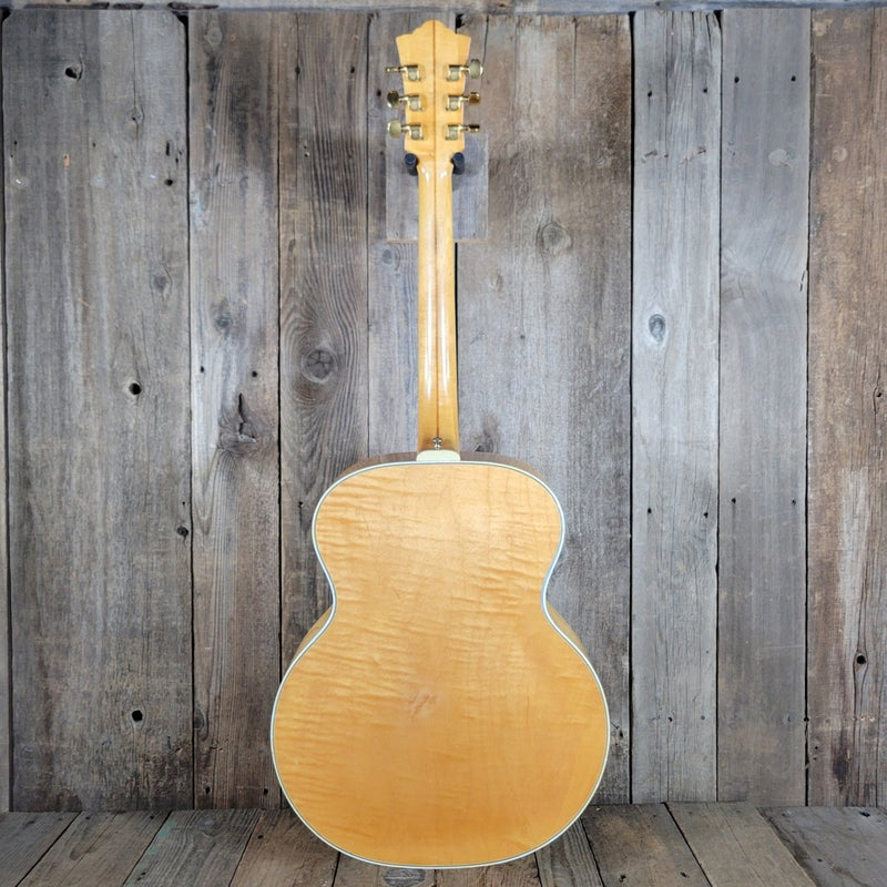 Guild F - 50 BLD Blonde 1976 – Vintage Jumbo Acoustic Guitar with Spruce & Maple Tonewoods - Mahar's Vintage Guitars