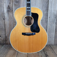 Guild F - 50 BLD Blonde 1976 – Vintage Jumbo Acoustic Guitar with Spruce & Maple Tonewoods - Mahar's Vintage Guitars