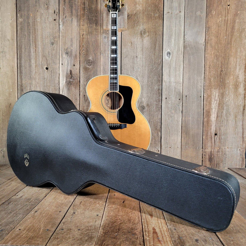 Guild F - 50 BLD Blonde 1976 – Vintage Jumbo Acoustic Guitar with Spruce & Maple Tonewoods - Mahar's Vintage Guitars