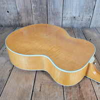 Guild F - 50 BLD Blonde 1976 – Vintage Jumbo Acoustic Guitar with Spruce & Maple Tonewoods - Mahar's Vintage Guitars