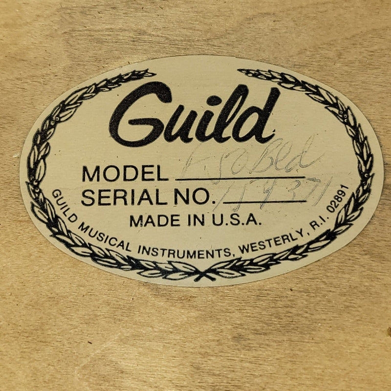 Guild F - 50 BLD Blonde 1976 – Vintage Jumbo Acoustic Guitar with Spruce & Maple Tonewoods - Mahar's Vintage Guitars