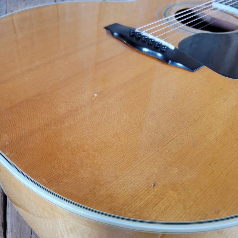 Guild F - 50 BLD Blonde 1976 – Vintage Jumbo Acoustic Guitar with Spruce & Maple Tonewoods - Mahar's Vintage Guitars