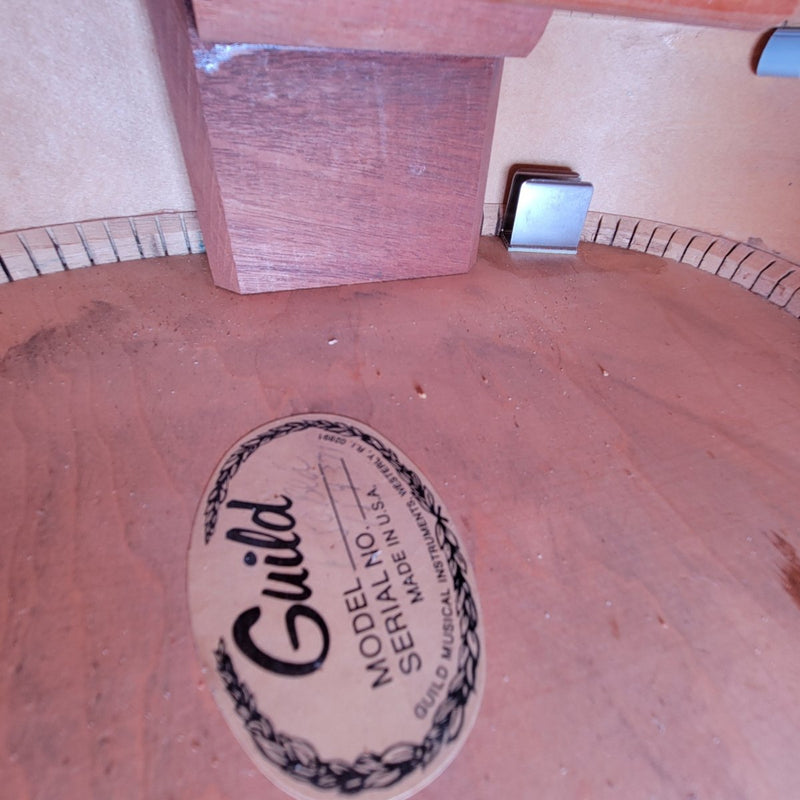 Guild F - 50 BLD Blonde 1976 – Vintage Jumbo Acoustic Guitar with Spruce & Maple Tonewoods - Mahar's Vintage Guitars