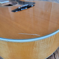 Guild F - 50 BLD Blonde 1976 – Vintage Jumbo Acoustic Guitar with Spruce & Maple Tonewoods - Mahar's Vintage Guitars