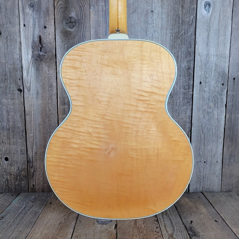 Guild F - 50 BLD Blonde 1976 – Vintage Jumbo Acoustic Guitar with Spruce & Maple Tonewoods - Mahar's Vintage Guitars
