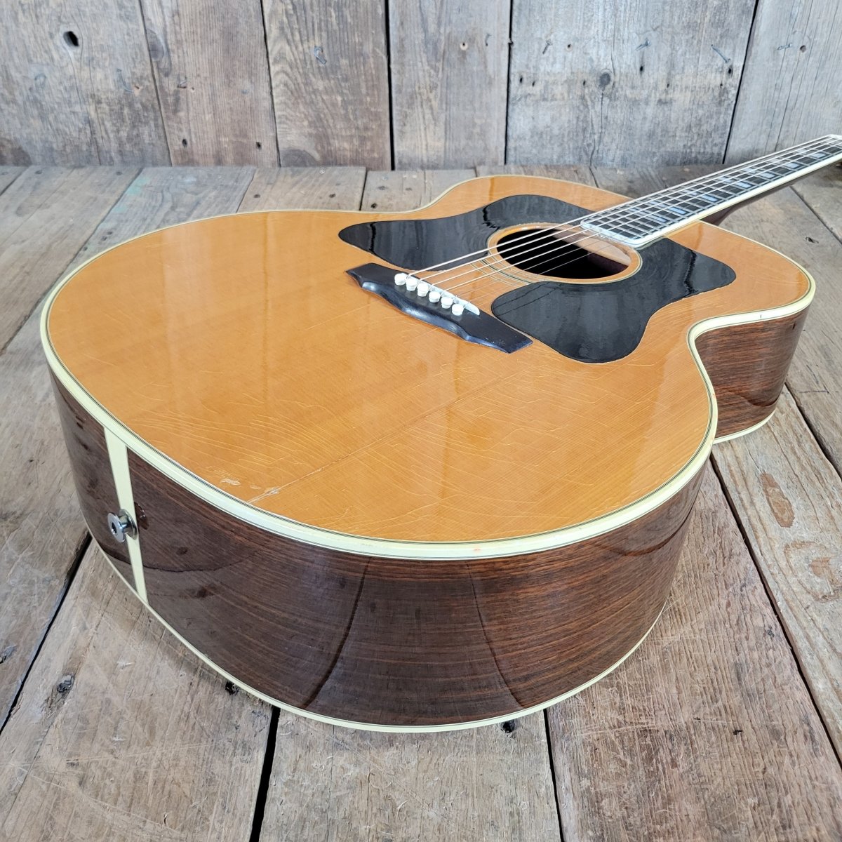 Guild F - 50R NT 1980 Westerly — Factory Double Pickguard - Mahar's Vintage Guitars