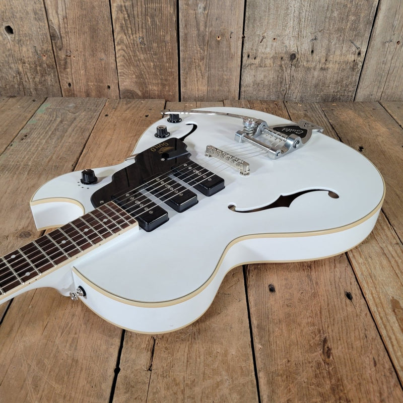 Guild Starfire I Jet 90 2020 Satin White SF - 1JET90 With Hard Case - Mahar's Vintage Guitars
