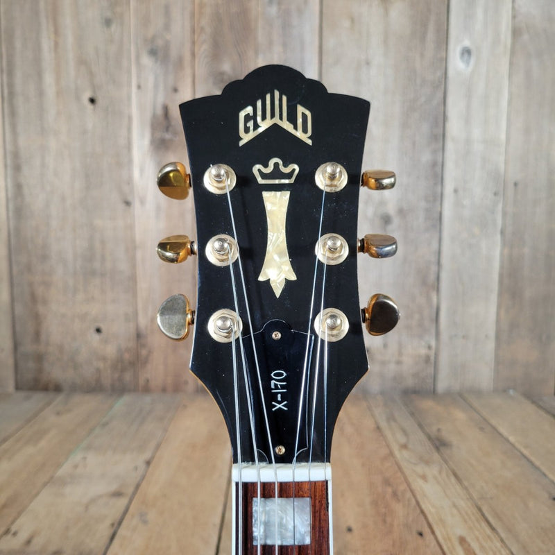 Guild X - 170 Archtop Hollowbody Guitar Blonde 1988 – Near Mint with Original Case - Mahar's Vintage Guitars