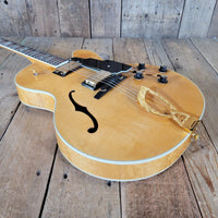 Guild X - 170 Archtop Hollowbody Guitar Blonde 1988 – Near Mint with Original Case - Mahar's Vintage Guitars