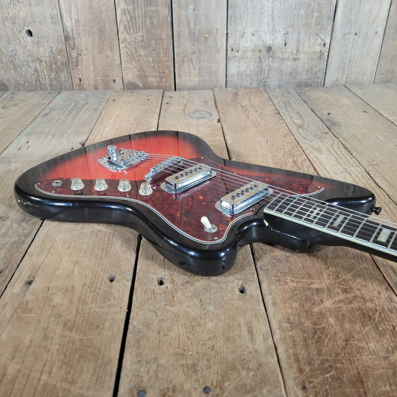 Harmony 1960s H - 19 Silhouette – Vintage USA - Made Offset Electric Guitar - Mahar's Vintage Guitars