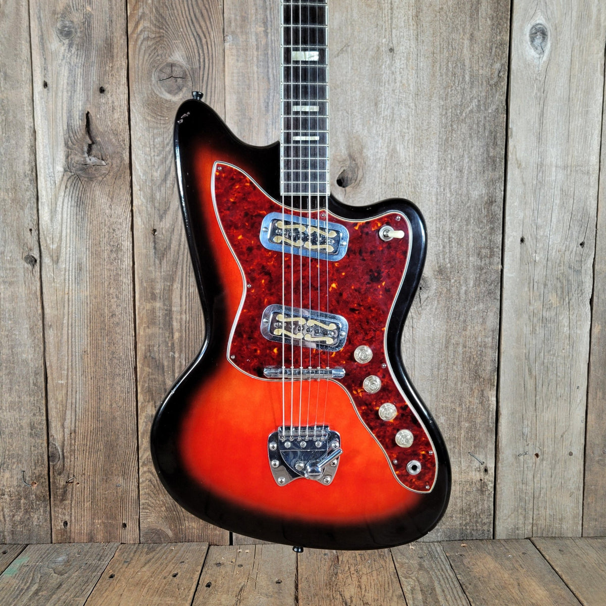 Harmony 1960s H - 19 Silhouette – Vintage USA - Made Offset Electric Guitar - Mahar's Vintage Guitars