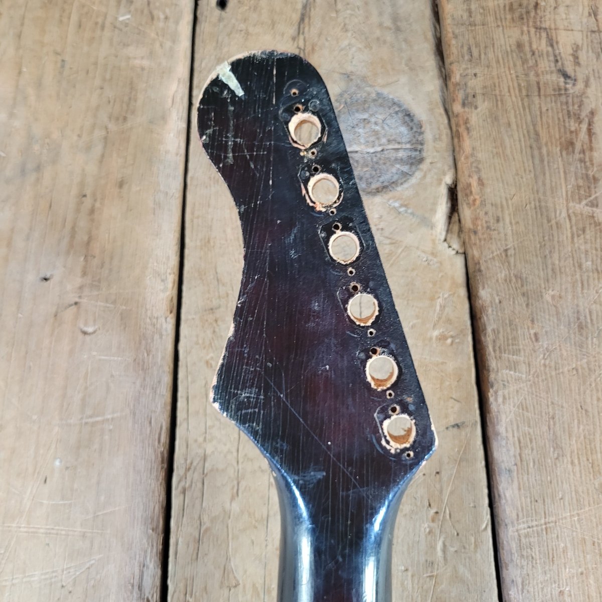 Harmony 1965 Bobkat H-15 Body and Neck, Sunburst, Husk Project - Mahar's Vintage Guitars