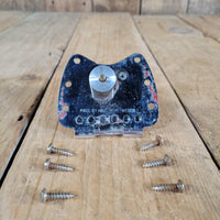 Harmony 1965 Bobkat H17 Tremolo Bridge Tailpiece With Screws No Arm - Mahar's Vintage Guitars
