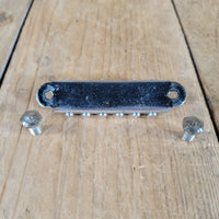 Harmony 1965 H17 Bobkat Replacement Bridge with Mounting Studs — Very Good - Mahar's Vintage Guitars