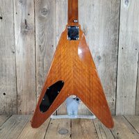 Harmony Flying V Electric Guitar 1980s – Modified with Bigsby Vibrato - Mahar's Vintage Guitars