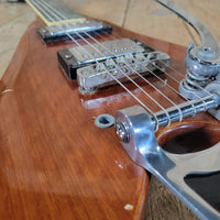 Harmony Flying V Electric Guitar 1980s – Modified with Bigsby Vibrato - Mahar's Vintage Guitars