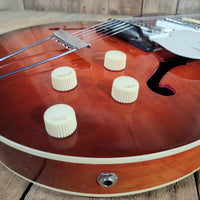 Harmony H-56 Rocket 1966 Red Burst - Mahar's Vintage Guitars