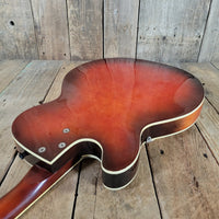 Harmony H-56 Rocket 1966 Red Burst - Mahar's Vintage Guitars