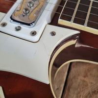 Harmony H-56 Rocket 1966 Red Burst - Mahar's Vintage Guitars