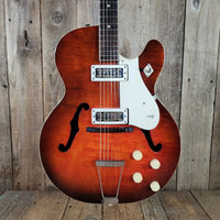 Harmony H-56 Rocket 1966 Red Burst - Mahar's Vintage Guitars