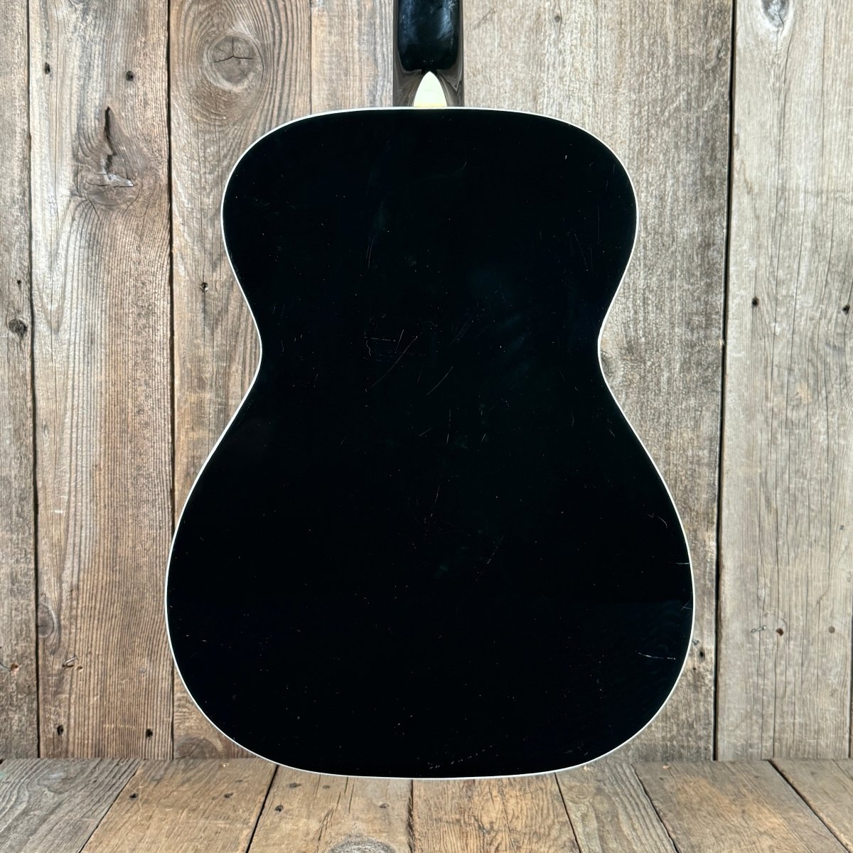 Harmony H1204 Sovereign Jet Set 1971 Black Vintage Acoustic Guitar