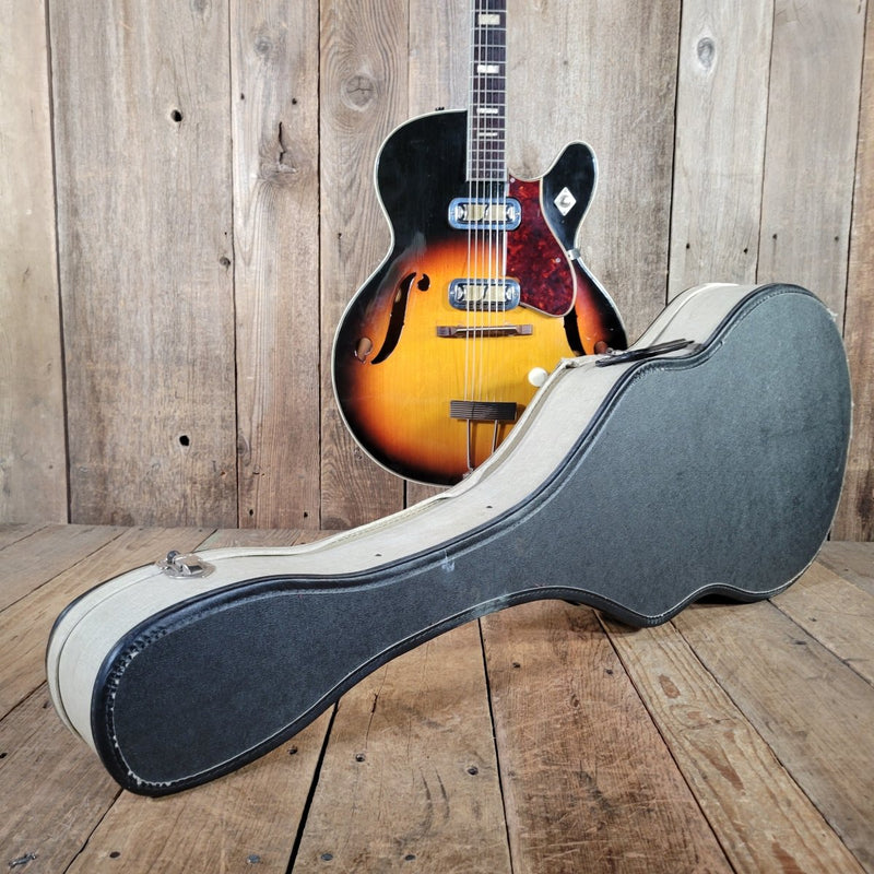 Harmony Meteor H74 With Original Case 1962 - Mahar's Vintage Guitars