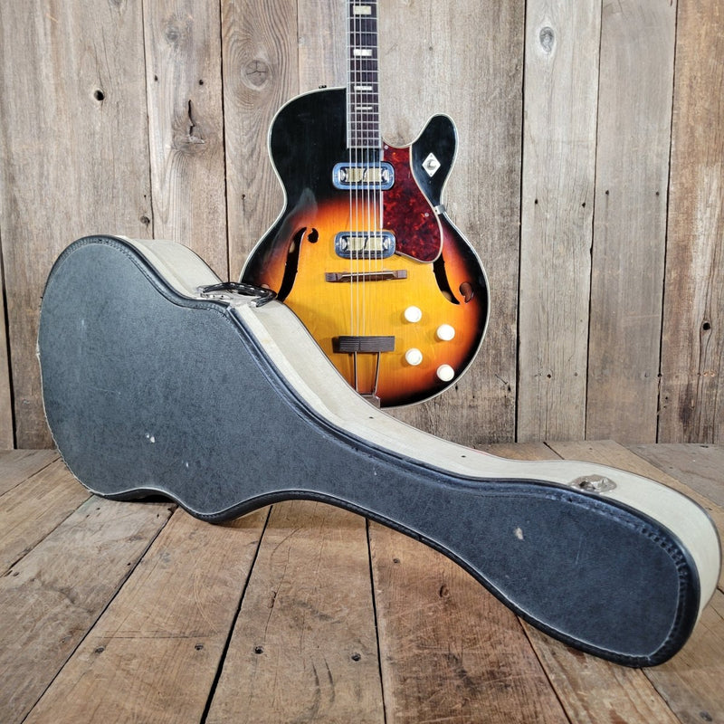 Harmony Meteor H74 With Original Case 1962 - Mahar's Vintage Guitars