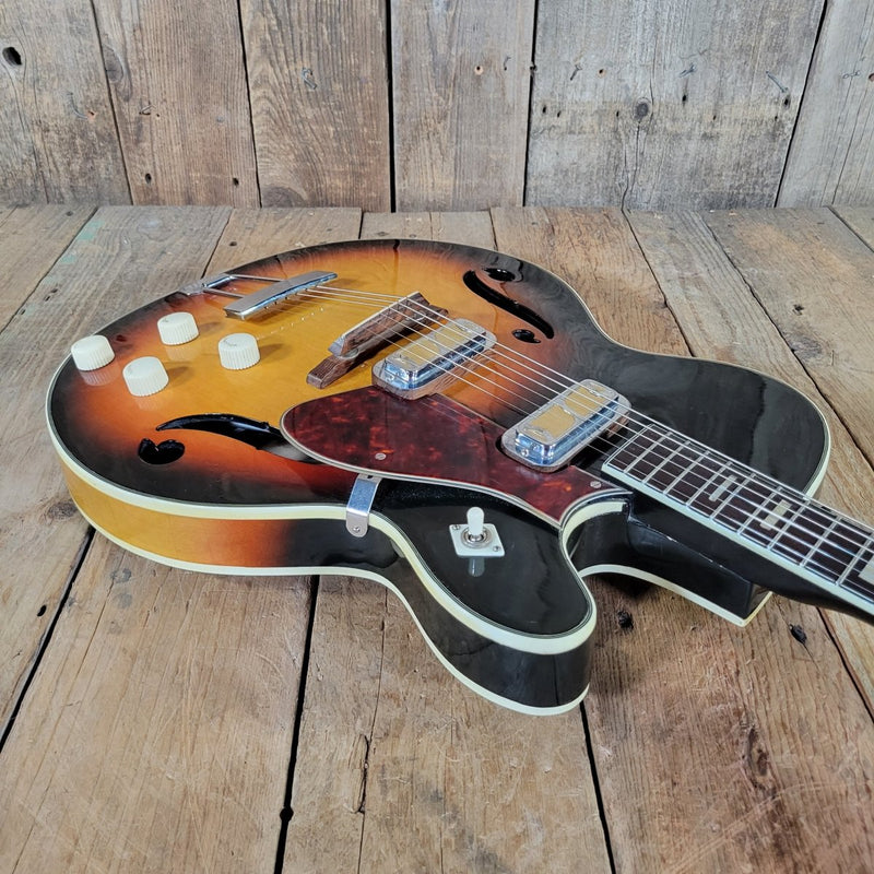 Harmony Meteor H74 With Original Case 1962 - Mahar's Vintage Guitars