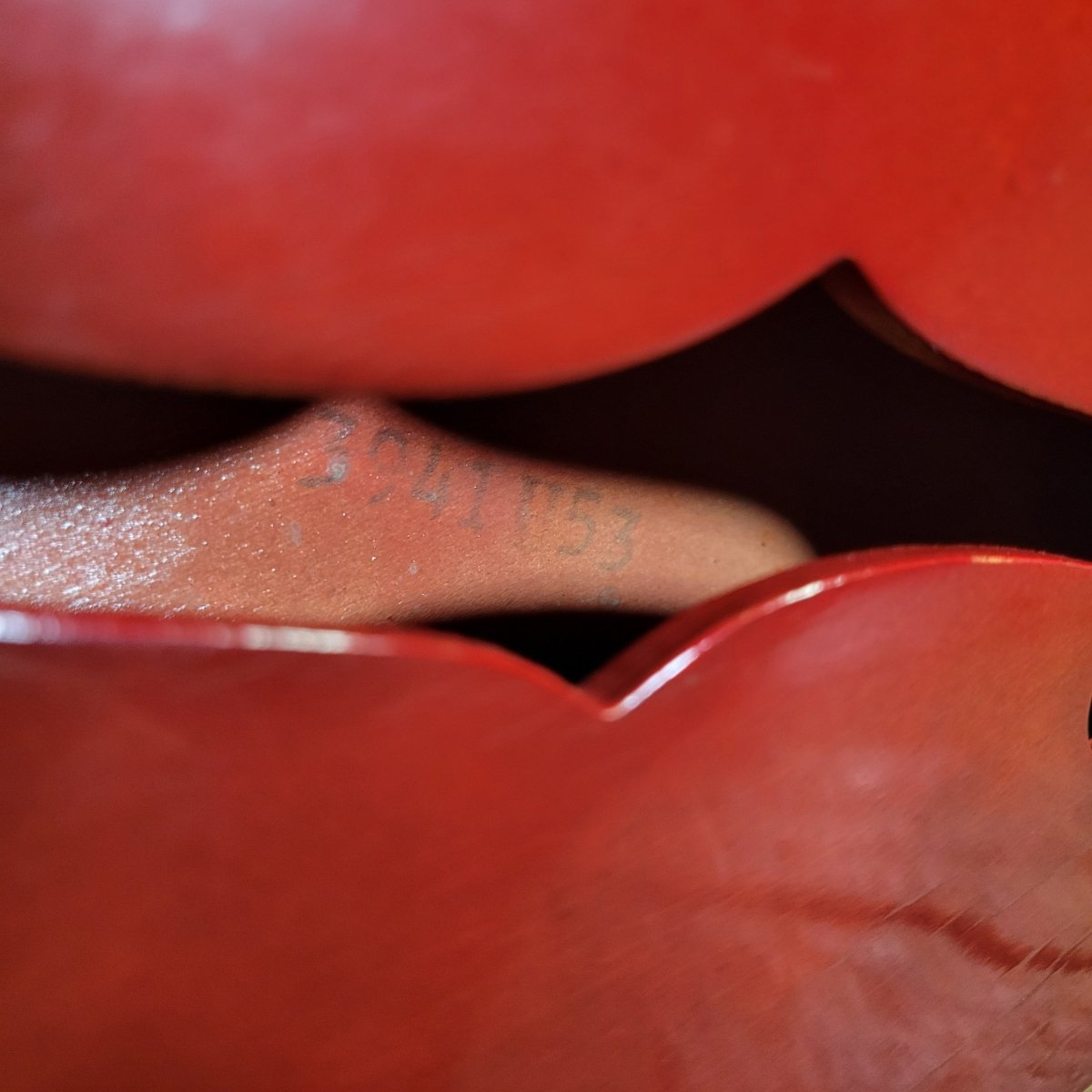 Harmony Rocket H53 Red with Bigsby with Floating Jazz Pickup - Nickel 1960s - Mahar's Vintage Guitars