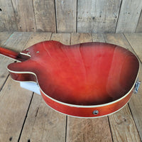 Harmony Rocket H53 Red with Bigsby with Floating Jazz Pickup - Nickel 1960s - Mahar's Vintage Guitars