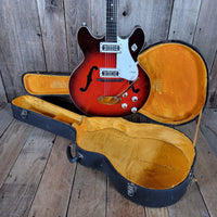 Harmony Rocket H56/1 Hollow Body Electric Guitar – Vintage DeArmond Gold Foil Pickups, USA Made 1970 - Mahar's Vintage Guitars
