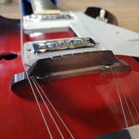 Harmony Rocket H56/1 Hollow Body Electric Guitar – Vintage DeArmond Gold Foil Pickups, USA Made 1970 - Mahar's Vintage Guitars