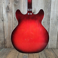 Harmony Rocket H56/1 Hollow Body Electric Guitar – Vintage DeArmond Gold Foil Pickups, USA Made 1970 - Mahar's Vintage Guitars