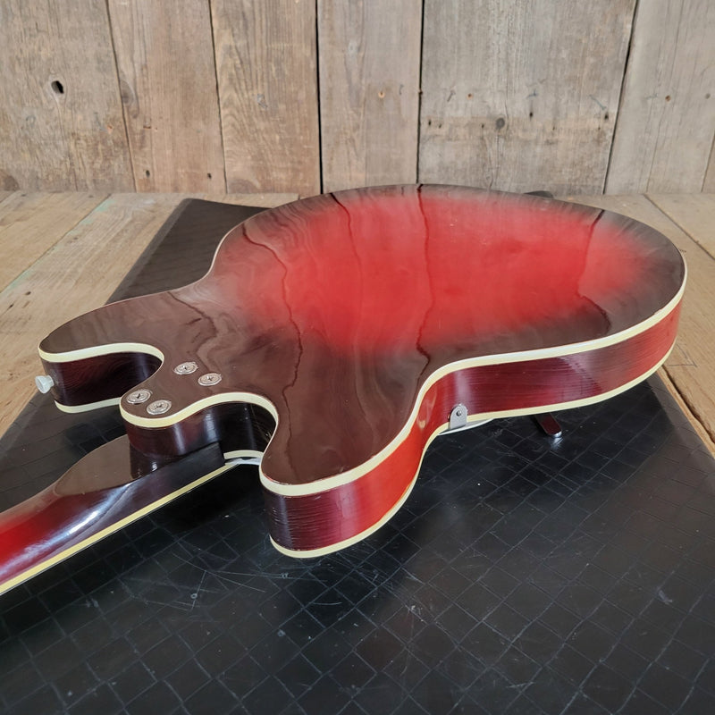 Harmony Rocket H56/1 Hollow Body Electric Guitar – Vintage DeArmond Gold Foil Pickups, USA Made 1970 - Mahar's Vintage Guitars