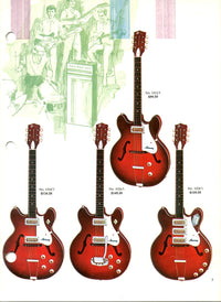 Harmony Rocket H56/1 Hollow Body Electric Guitar – Vintage DeArmond Gold Foil Pickups, USA Made 1970 - Mahar's Vintage Guitars