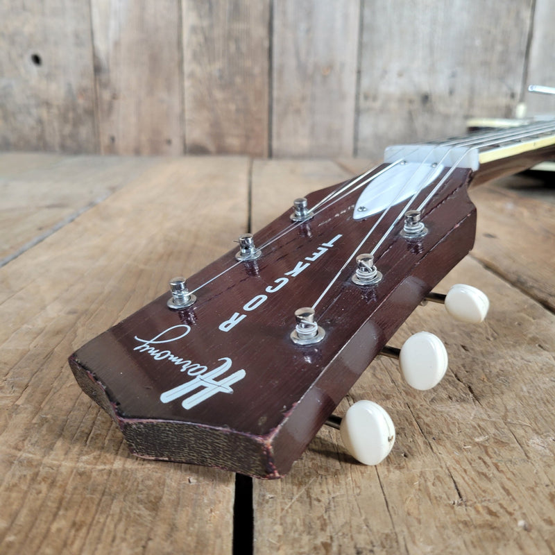 Harmony Rocket H56/1 Hollow Body Electric Guitar – Vintage DeArmond Gold Foil Pickups, USA Made 1970 - Mahar's Vintage Guitars