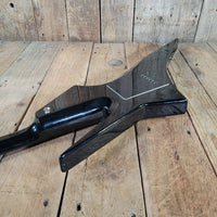 Hondo Death Dagger H - 1 1980s with original chip board case - Black - Mahar's Vintage Guitars