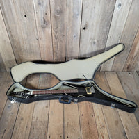 Hondo Death Dagger H - 1 1980s with original chip board case - Black - Mahar's Vintage Guitars