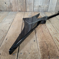 Hondo Death Dagger H - 1 1980s with original chip board case - Black - Mahar's Vintage Guitars