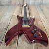 Hondo Formula 1 H - 785 Electric Guitar – 1980s Transparent Red, 24 - Fret Super Strat Style - Mahar's Vintage Guitars