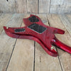 Hondo Formula 1 H - 785 Electric Guitar – 1980s Transparent Red, 24 - Fret Super Strat Style - Mahar's Vintage Guitars