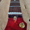 Hondo Formula 1 H - 785 Electric Guitar – 1980s Transparent Red, 24 - Fret Super Strat Style - Mahar's Vintage Guitars
