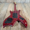 Hondo Formula 1 H - 785 Electric Guitar – 1980s Transparent Red, 24 - Fret Super Strat Style - Mahar's Vintage Guitars