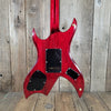 Hondo Formula 1 H - 785 Electric Guitar – 1980s Transparent Red, 24 - Fret Super Strat Style - Mahar's Vintage Guitars