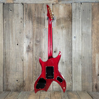 Hondo Formula 1 H - 785 Electric Guitar – 1980s Transparent Red, 24 - Fret Super Strat Style - Mahar's Vintage Guitars