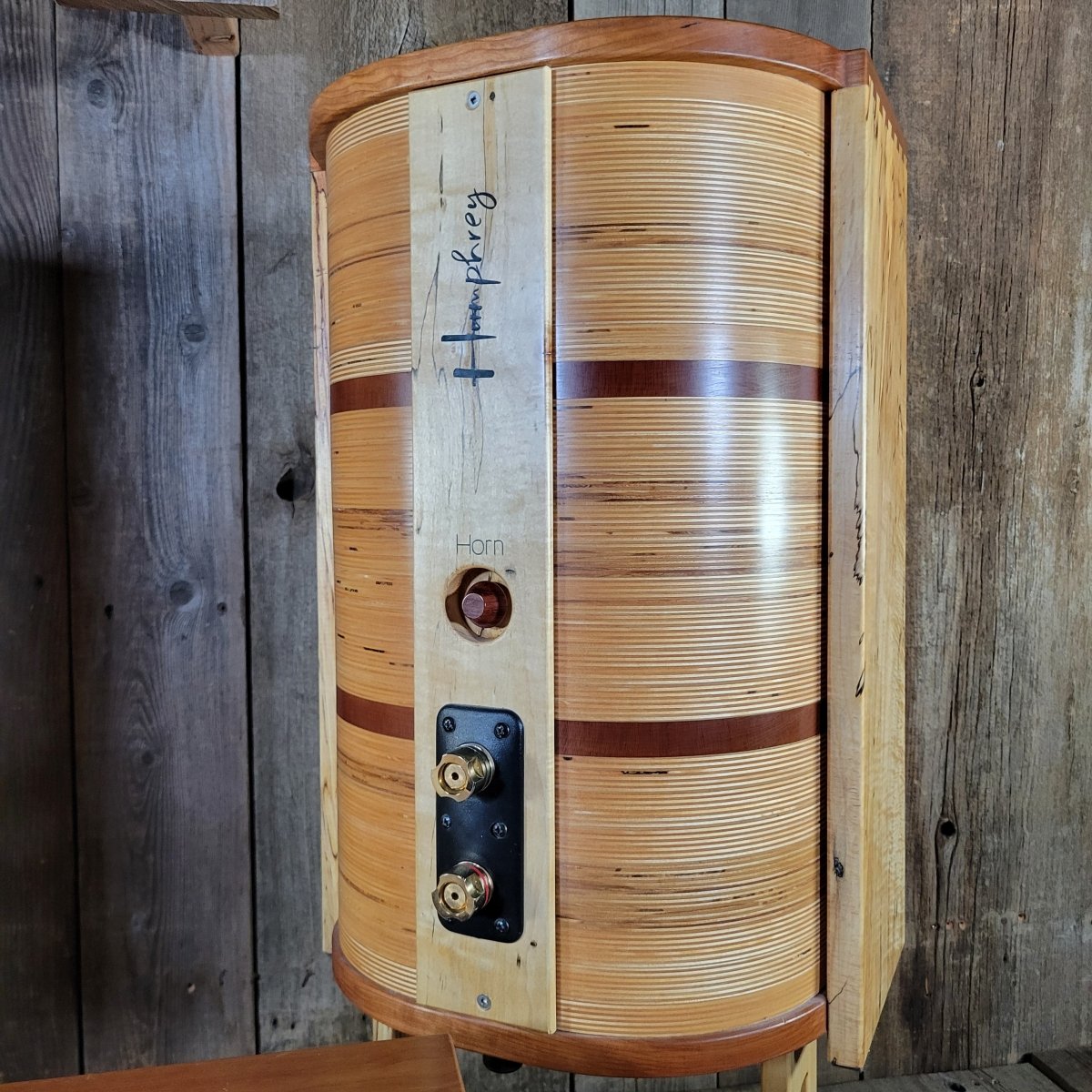 Humphrey Espresso 30S Spalted Maple and Barista Speakers - Mahar's Vintage Guitars