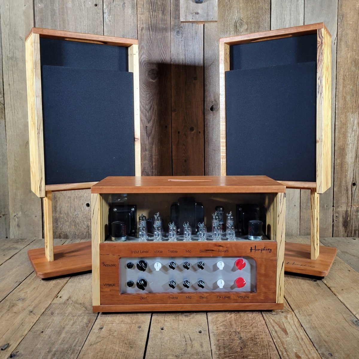 Humphrey Espresso 30S Spalted Maple and Barista Speakers - Mahar's Vintage Guitars