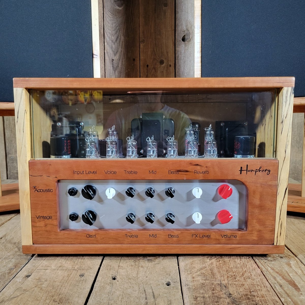 Humphrey Espresso 30S Spalted Maple and Barista Speakers - Mahar's Vintage Guitars